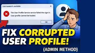 How To Fix Corrupted User Profile in Windows 11