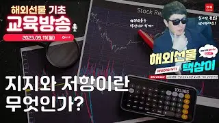 해외선물 택삼이_지지와 저항이란 무엇인가?[교육영상]