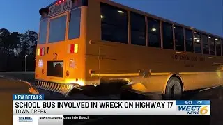 School bus driver charged after Highway 17 crash near Winnabow
