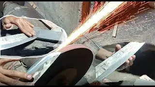 How to sharpen a knife for sacrifice (Qurbani) | Restoration of Knife | Iron Skills | Babbli Point |