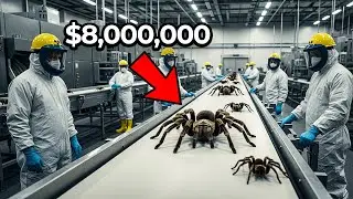Inside the Modern TARANTULA Farm: Milking 1 Million Spiders for $8 Million Venom