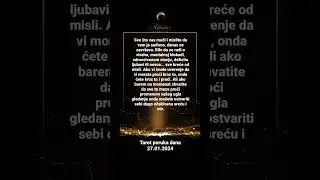 Tarot poruka dana 27.Januar #astrology #manifestation #horoscope #astrologija #motivation #tarot
