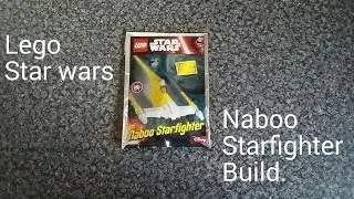 Star Wars Lego Naboo Starfighter Build.