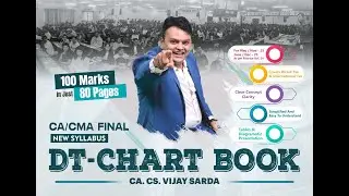 CA Final DT charts by CA Vijay sarda | Only DT charts in India | Cover DT & Int Tax in 80 pages