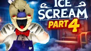 Ice scream part 4  in ghost 👻 mode 🎮🎮 with mini rod robots and boris 