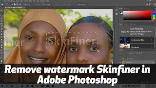 How to Remove Watermark Skinfiner in Adobe Photoshop pixellb mockup on photopea SMART TECH NYANZA
