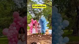 Gender reveal 😂😂#genderreveal #surprise #itsaboy #babyreveal #pregnancyjoyrney