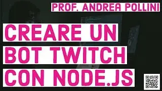 CREARE UN BOT TWITCH CON NODE.JS