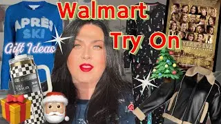 🎅🏼🎄 WALMART PLUS SIZE TRY ON HAUL 🎁 GIFT IDEAS FOR EVERYONE! Coats, dresses, sweaters, basics + MORE