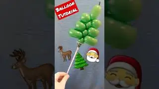 Balloon Christmas Tree 🌲🎅🦌 balloon decoration ideas