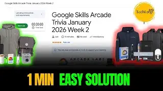 Google Skills Arcade Trivia January 2026 Week 2 | Soluton Tamil | Techloop Tamil | Google Arcade