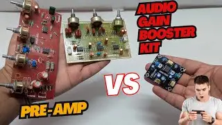 Sound Booster Pre - Amp , High Gain sound card II testing & Review #amplifiercircuit  #soundcard