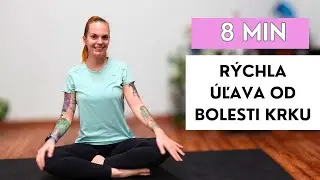 8 min Cviky na Uvoľnenie Krčnej Chrbtice | R&yacute;chla &Uacute;ľava od Bolesti Krku