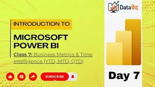 Power BI Day 7 | Business Metrics & Time Intelligence (YTD, MTD, QTD)