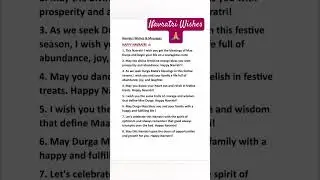 Navratri Wishes | Navratri Messages |Happy Navratri #shorts