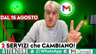 Starting today, August 15th: WhatsApp and Gmail are changing their privacy policies, introducing ...