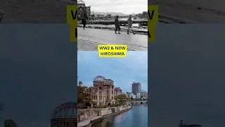 Hiroshima Before & After #thenandnow #ww2 #hiroshima #warfare #militaryhistory