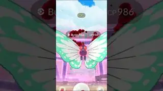 World&rsquo;s First G-Max Butterfree Raid in Pokemon Go #PokemonGO #pokemon #youtubeshorts
