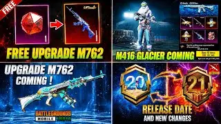BGMI 4.6 😱 NEXT MYTHIC FORGE & FREE UPGRADE AKM SKIN / M416 GLACIER WINTER CRATE / BGMI NEXT RP A21 