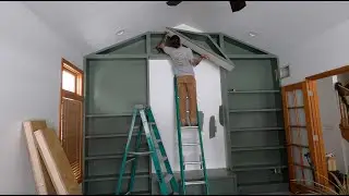 Custom Home Office Library - Full Build
