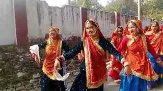 लाहौर घाटी उत्तरायणी कौतिक।  कि झांकी सुंदर प्रस्तुति के साथ