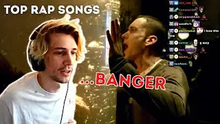 xQc reacts to the most popular rap songs of all time​
