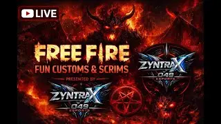 Scrims And Live fun customs join free Our team #zynTra #ff #live #garena