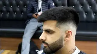 A medium fade with a scissor cut by Pasha Fade #Tutorial