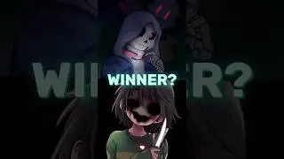 dusttale Chara Vs DUST Sans bat guy(full L.V) #undertaleau #chara #dust #dusttale