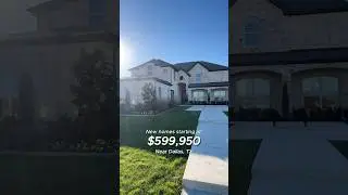 New luxury homes available with half acre lots near Dallas TX! #housetour #housetour #movingtodallas