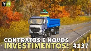 #137 Come&ccedil;ar do ZERO! CONTRATOS, TRABALHOS e NOVAS TERRAS! Farming Simulator 25