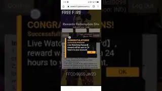 FFCO Redeem code hurry up!!!!!!!!!!