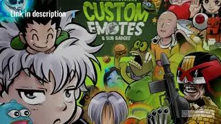 I will create cool twitch emotes and sub badges in my style