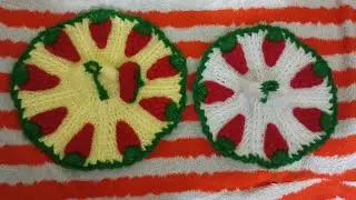 Strawberry laddu Gopal Ji ki woolen dress (Amita cloth art)
