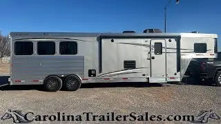 2025 Merhow 3 Horse 12' LQ - Zupełnie nowy układ Tour! 8312 RWSD