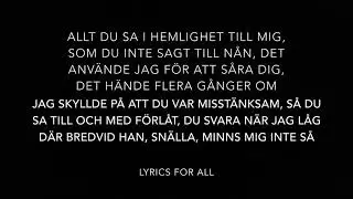 Estraden - Minns Det B&auml;sta (Lyrics)
