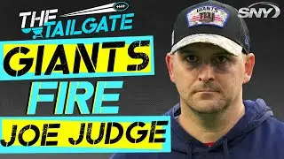 BREAKING NEWS: New York Giants fire head coach Joe Judge | The Tailgate | SNY
