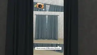 Штори, зшиті у Marvelous Designer. Мій проєкт.#3d  #3dtextil #curtains  #3ddesign #marvelous