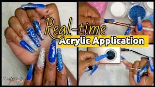 HOW I PREVENT LIFTING  💙 REAL-TIME ACRYLIC APPLICATION 💙 BEGINNER FRIENDLY
