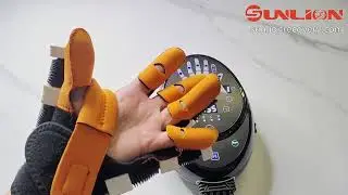 Sunlion finger exercise robotic rehabilitation robot gloves for stroke patients with paralysis hand