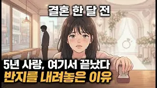 결혼 한 달 전, 반지를 내려놓았습니다… 5년 사랑을 끝낸 진짜 이유