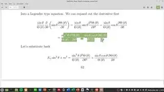 Radiation Heat Transfer Learning Journal 41 - Spherical Harmonics Part ii Convert to Legendre's ODE