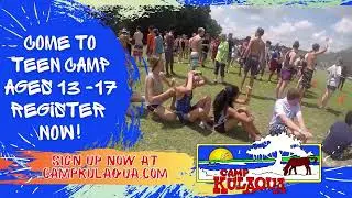 Teen Camp Summer Camp Programs at Camp Kulaqua