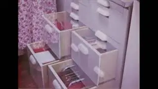 A Step Saving Kitchen (1949)  Government Kitchen Instructional Video!