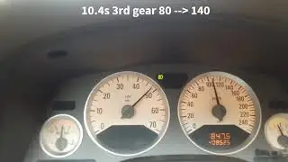 Opel Astra G Coupe 1.8i x18xe1 80-140 with 3rd gear