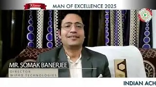 Congratulations, @somakmitun, on winning the Man of Excellence Award, 2025