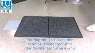 disinfection mat