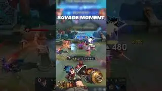 X-Borg SAVAGE moment  #mobilelegends