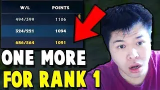 THE LAST GAME TO GET RANK 1.. - Preseason to RANK 1