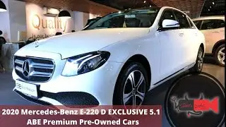 2020 Mercedes-Benz E-220 D EXCLUSIVE 5.1 | ABE Premium Pre-Owned Cars | REPOST